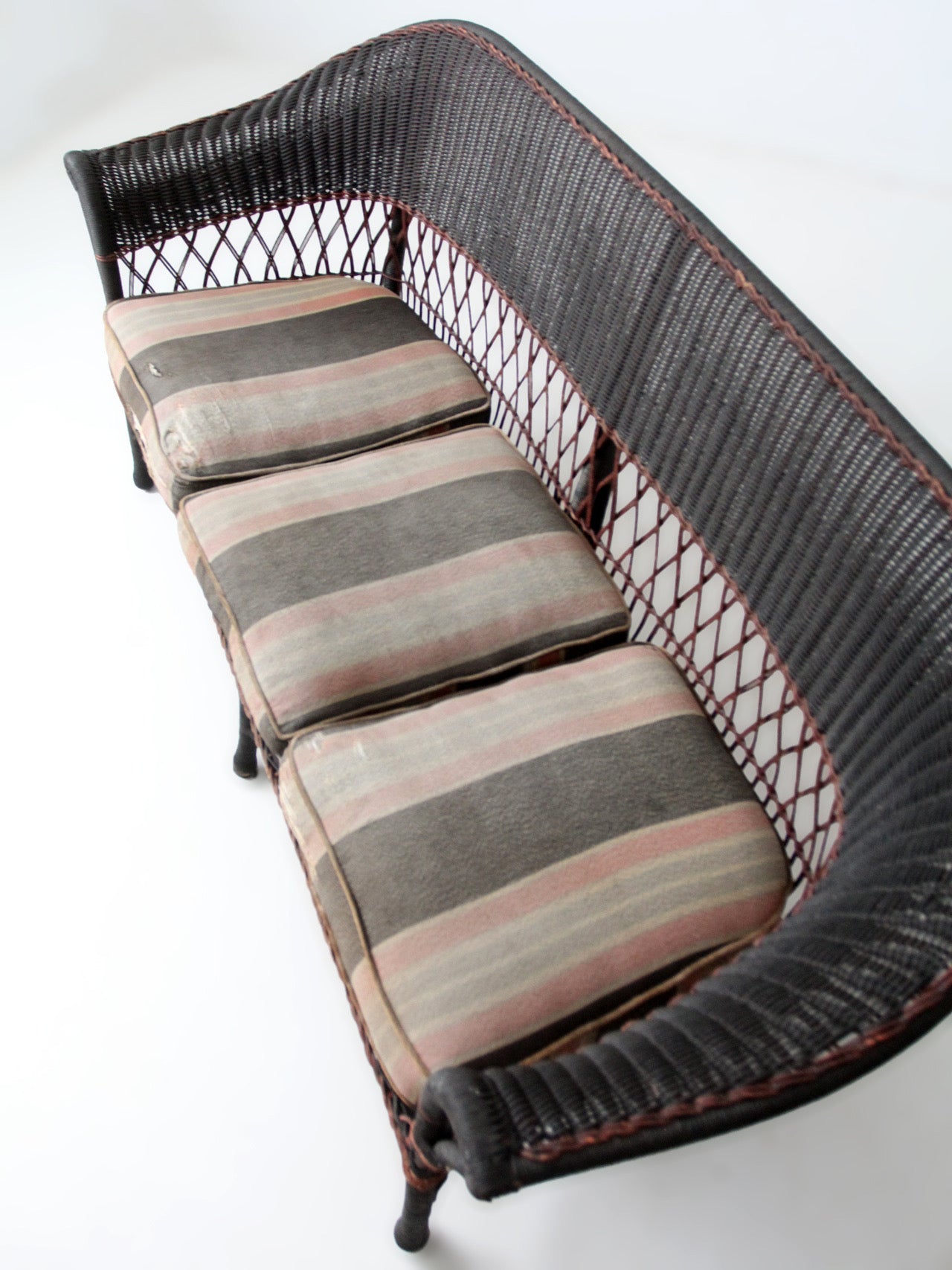 early 20th century wicker sofa and chair set