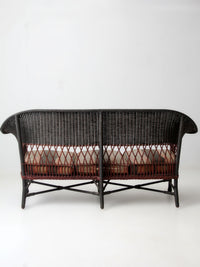 early 20th century wicker sofa and chair set