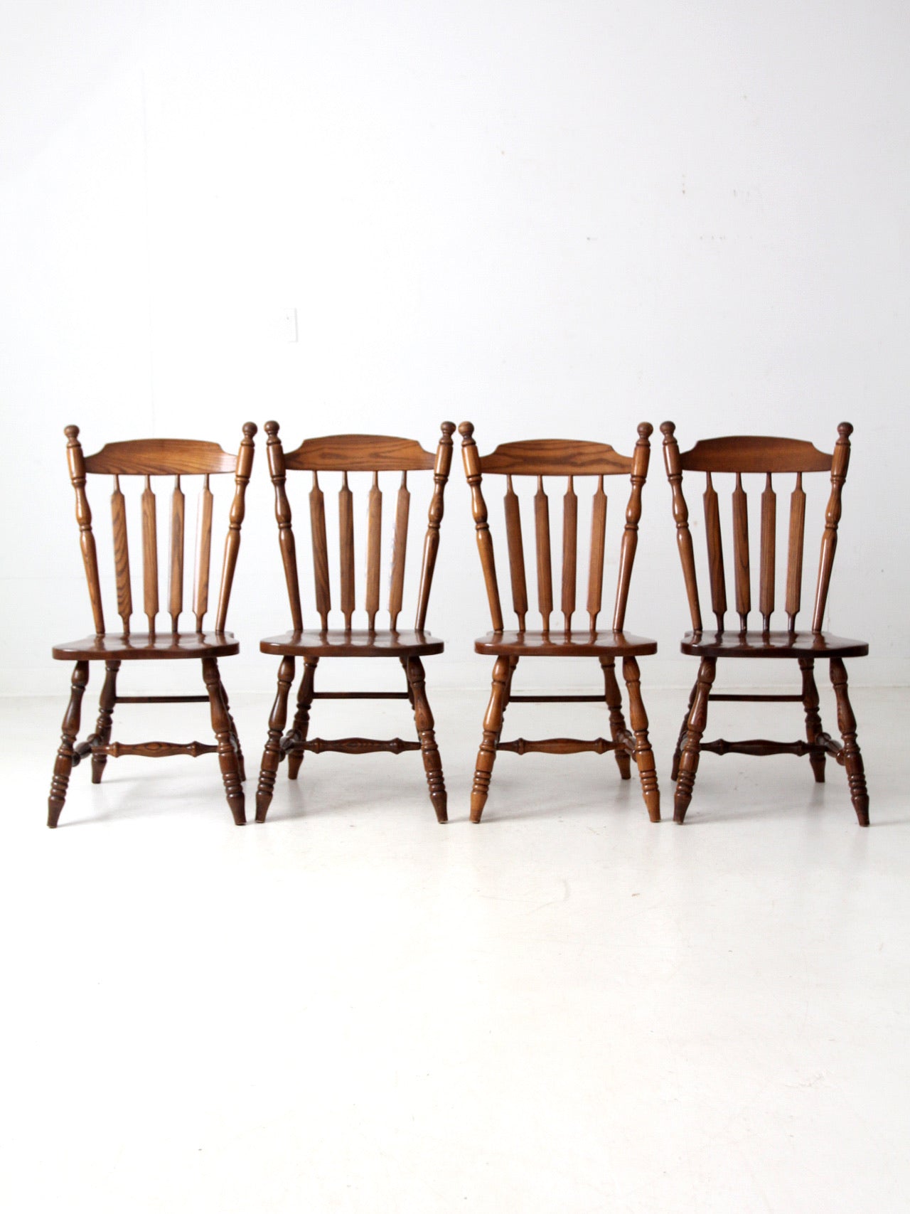 mid-century Colonial Revival dining chairs set of 4
