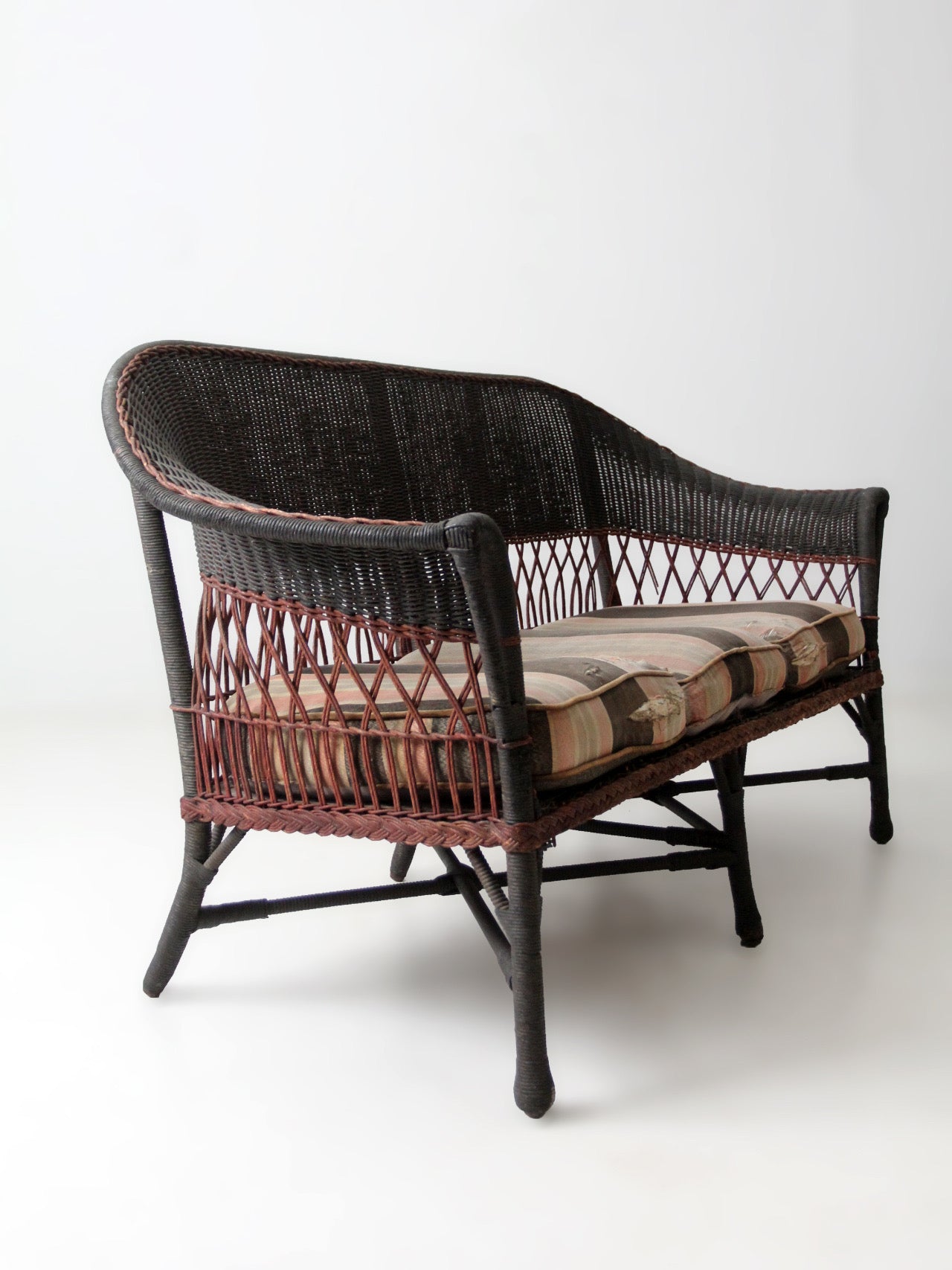 early 20th century wicker sofa and chair set