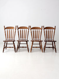 mid-century Colonial Revival dining chairs set of 4