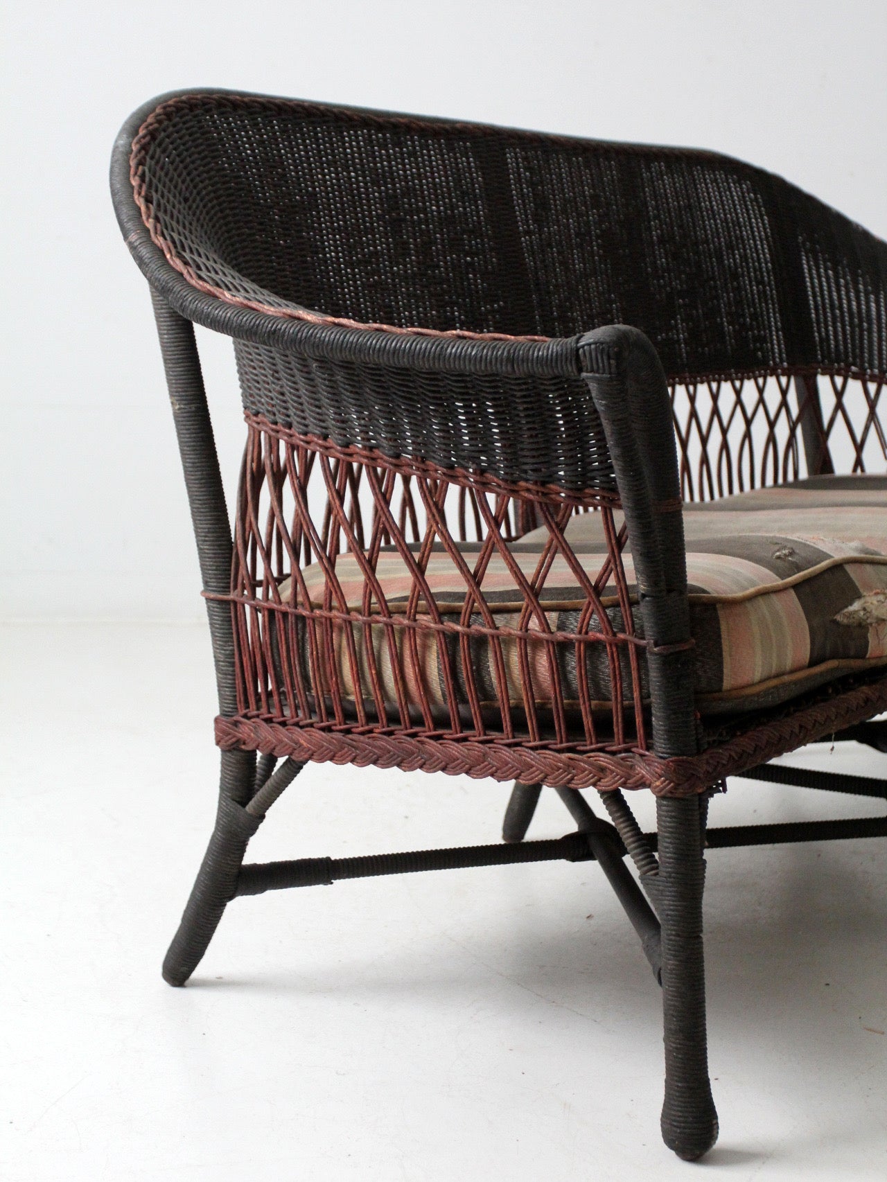 early 20th century wicker sofa and chair set