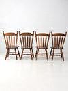 mid-century Colonial Revival dining chairs set of 4