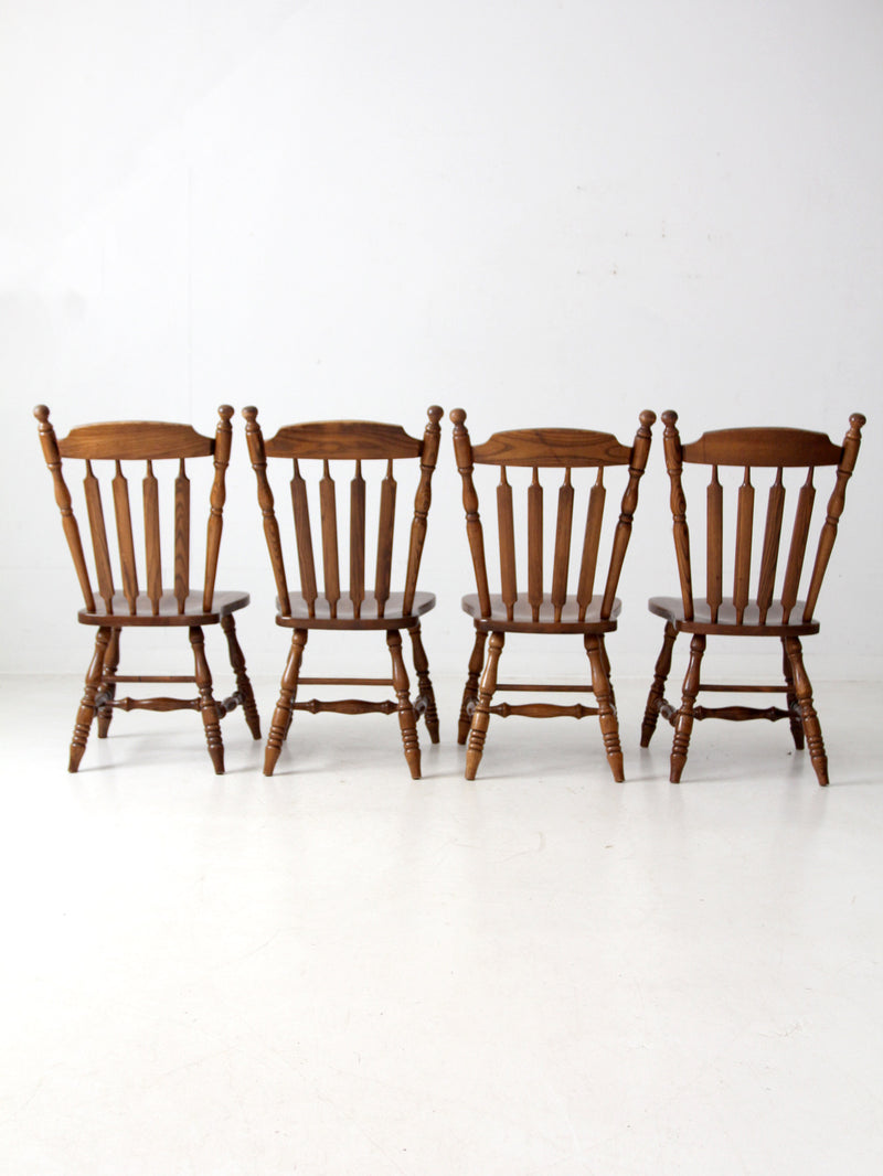 mid-century Colonial Revival dining chairs set of 4