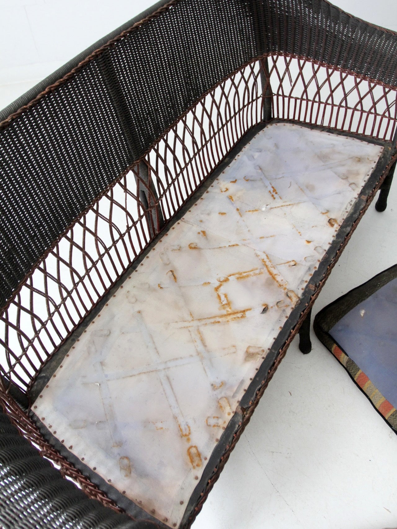 early 20th century wicker sofa and chair set