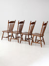 mid-century Colonial Revival dining chairs set of 4