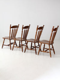 mid-century Colonial Revival dining chairs set of 4