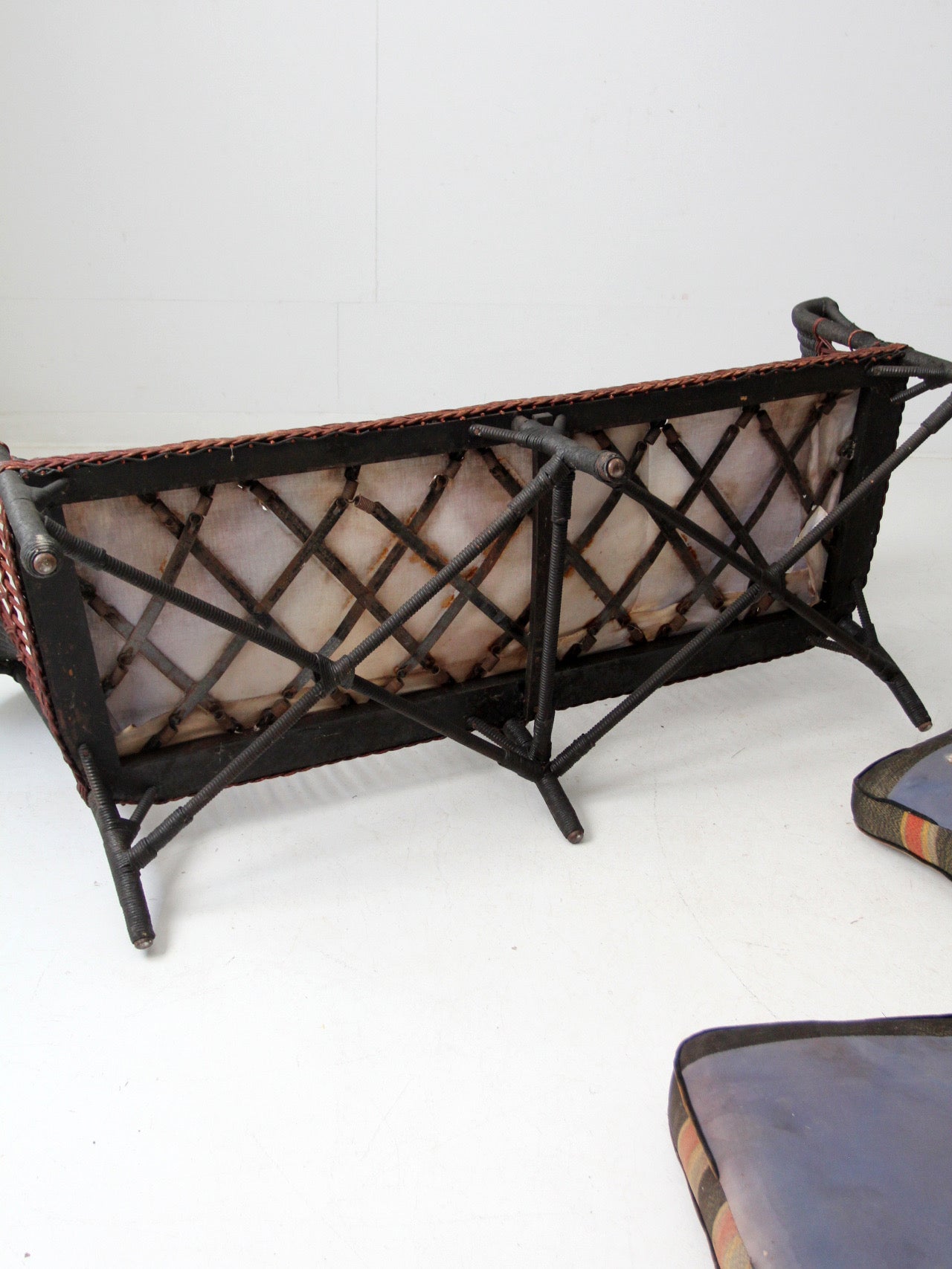 early 20th century wicker sofa and chair set