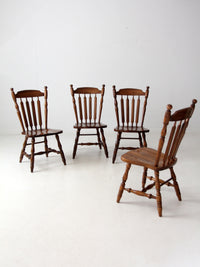 mid-century Colonial Revival dining chairs set of 4