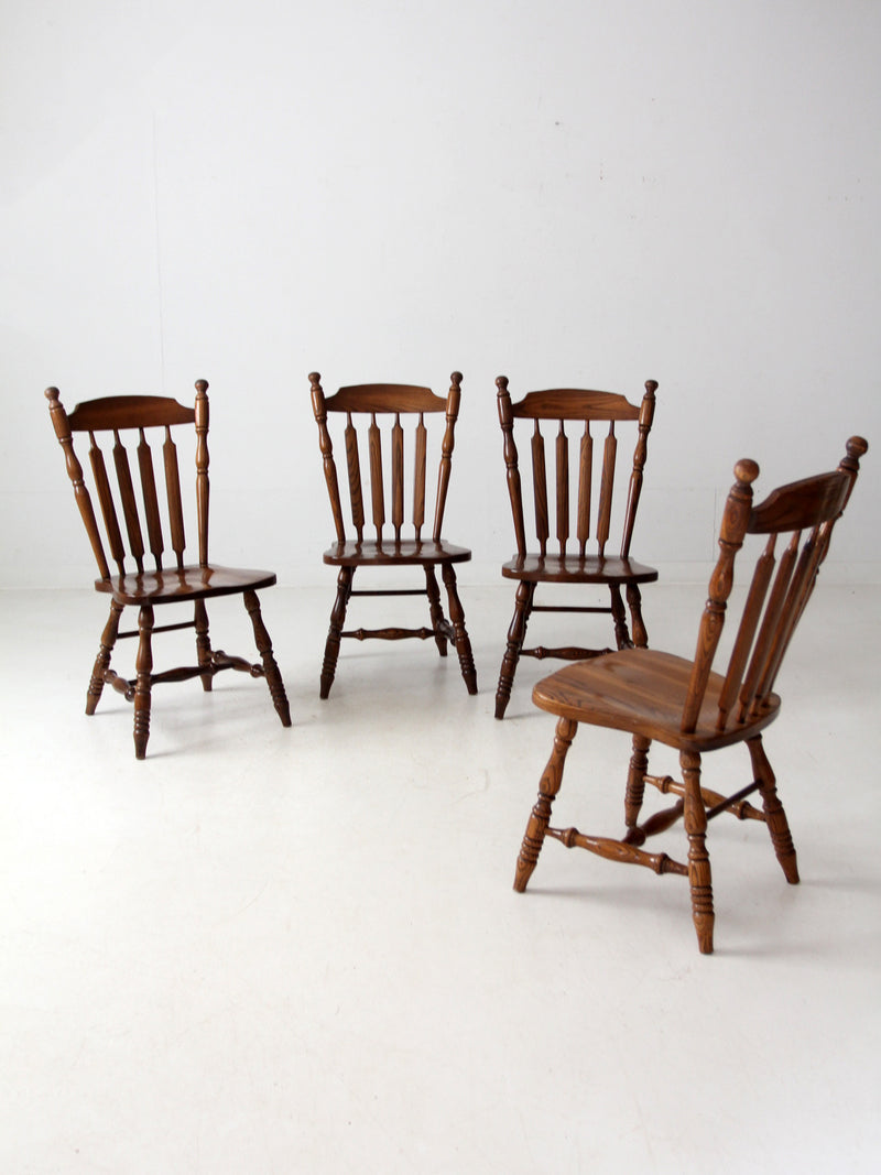 mid-century Colonial Revival dining chairs set of 4