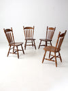 mid-century Colonial Revival dining chairs set of 4
