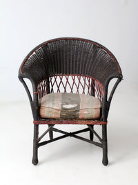 early 20th century wicker sofa and chair set