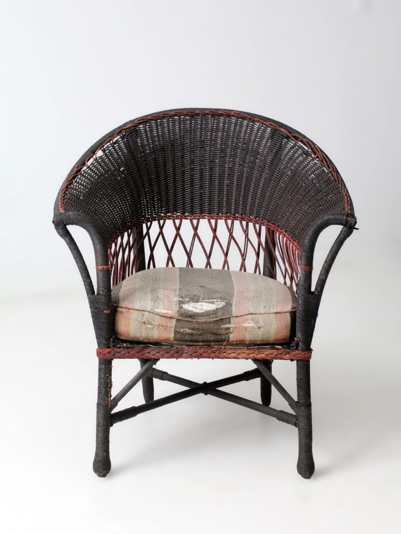 early 20th century wicker sofa and chair set