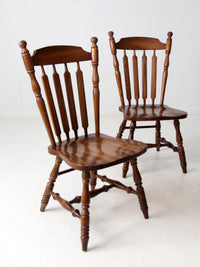 mid-century Colonial Revival dining chairs set of 4