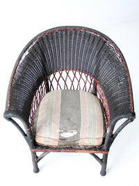 early 20th century wicker sofa and chair set