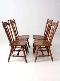 mid-century Colonial Revival dining chairs set of 4
