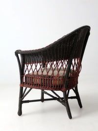 early 20th century wicker sofa and chair set