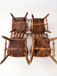 mid-century Colonial Revival dining chairs set of 4