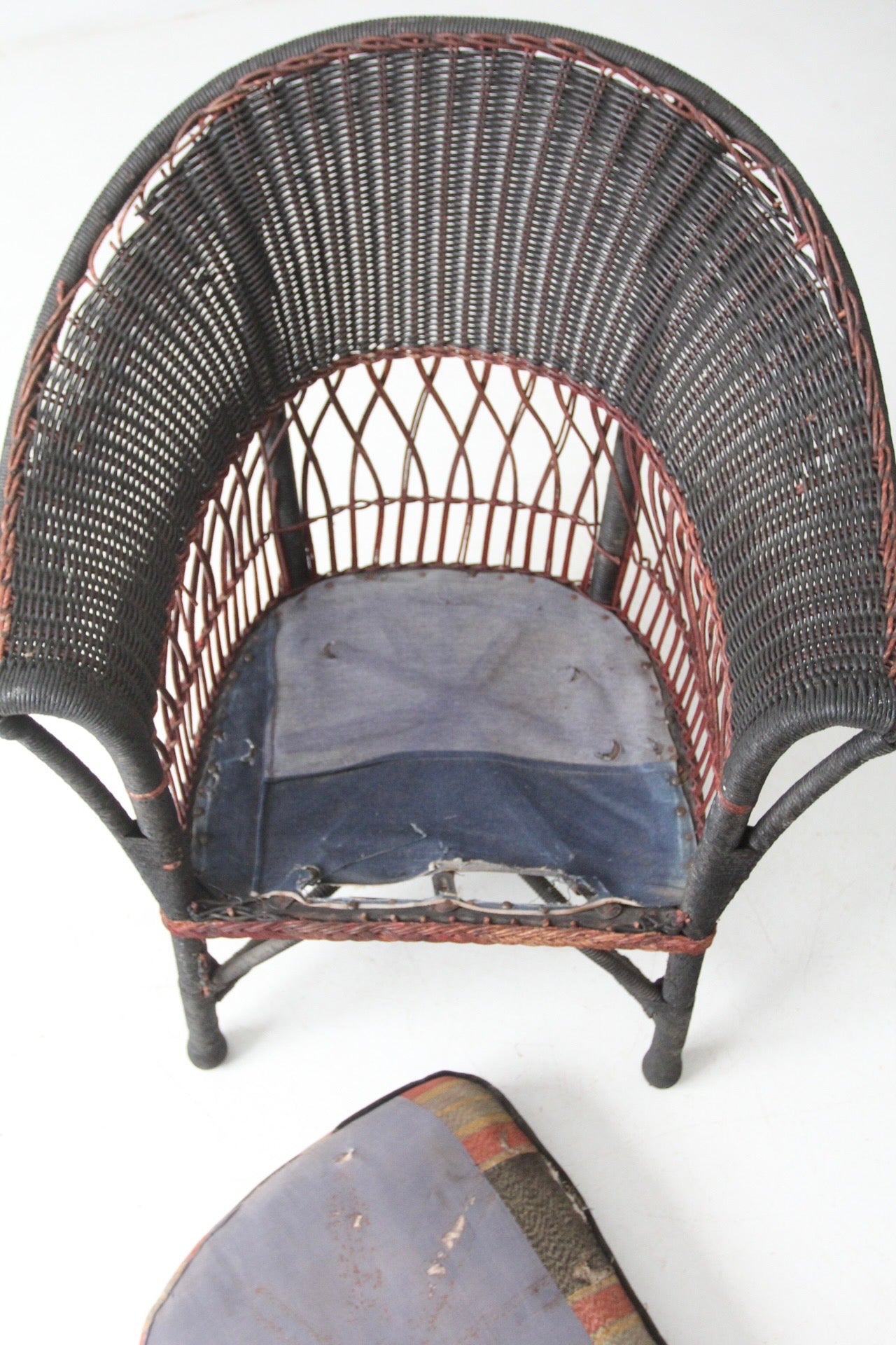 early 20th century wicker sofa and chair set