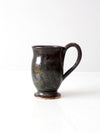 vintage studio pottery mug