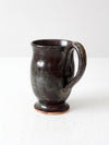 vintage studio pottery mug