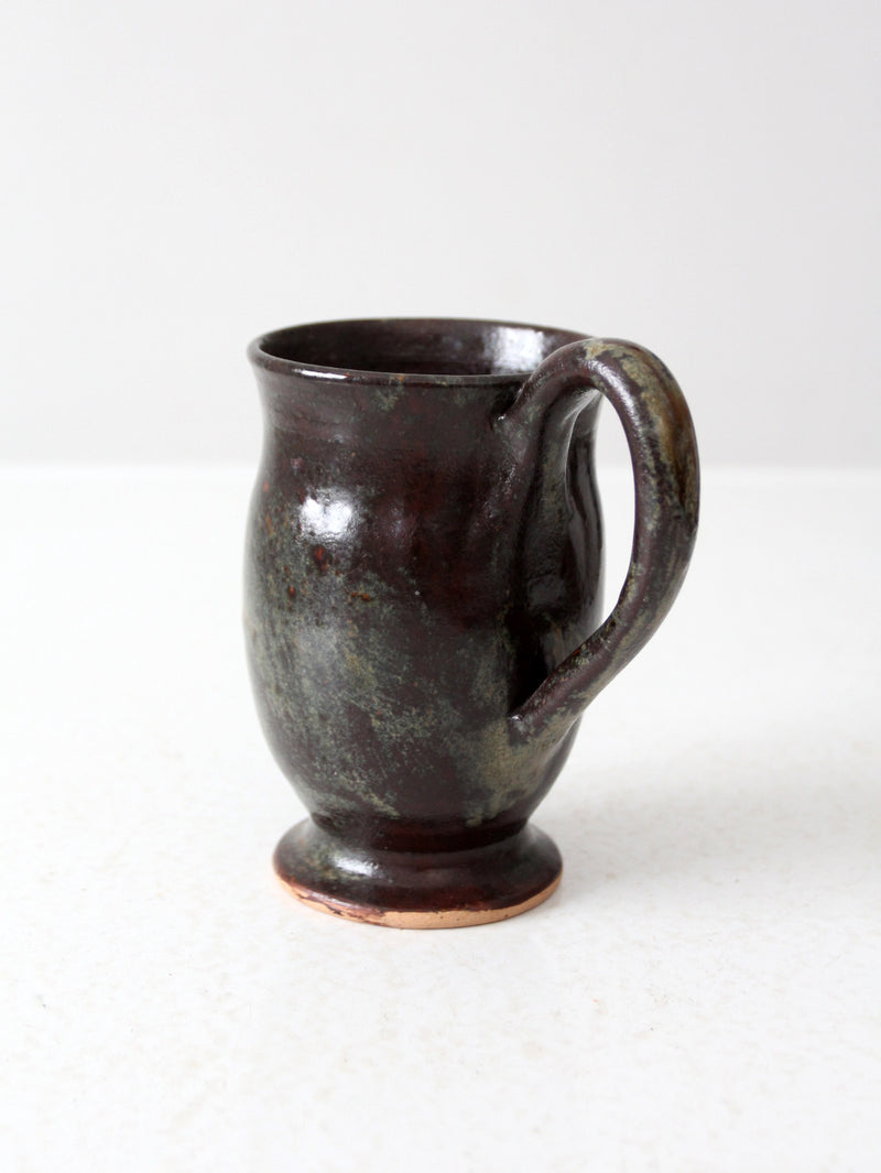 vintage studio pottery mug