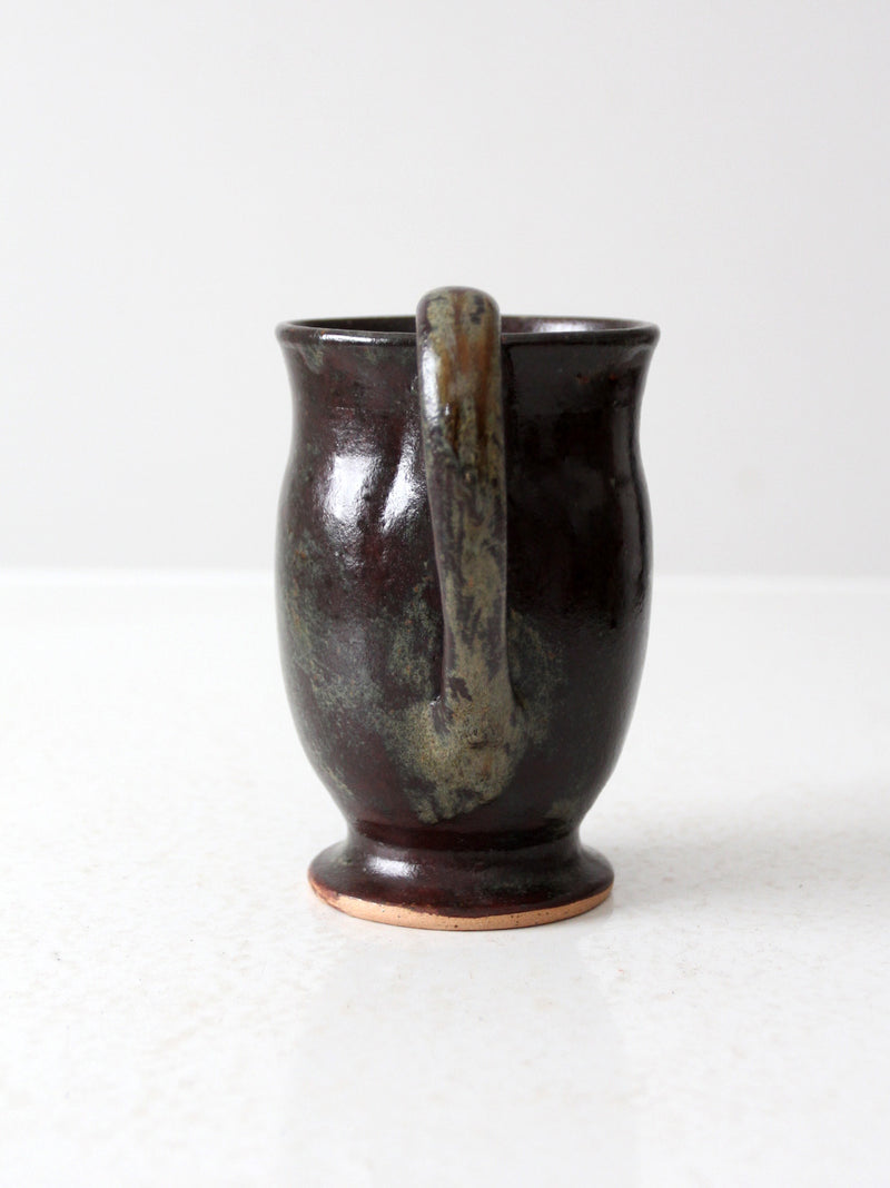vintage studio pottery mug