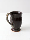 vintage studio pottery mug
