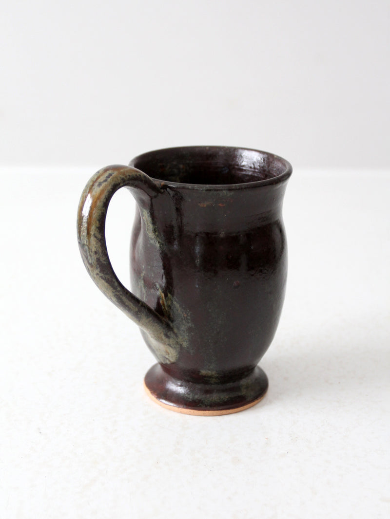 vintage studio pottery mug
