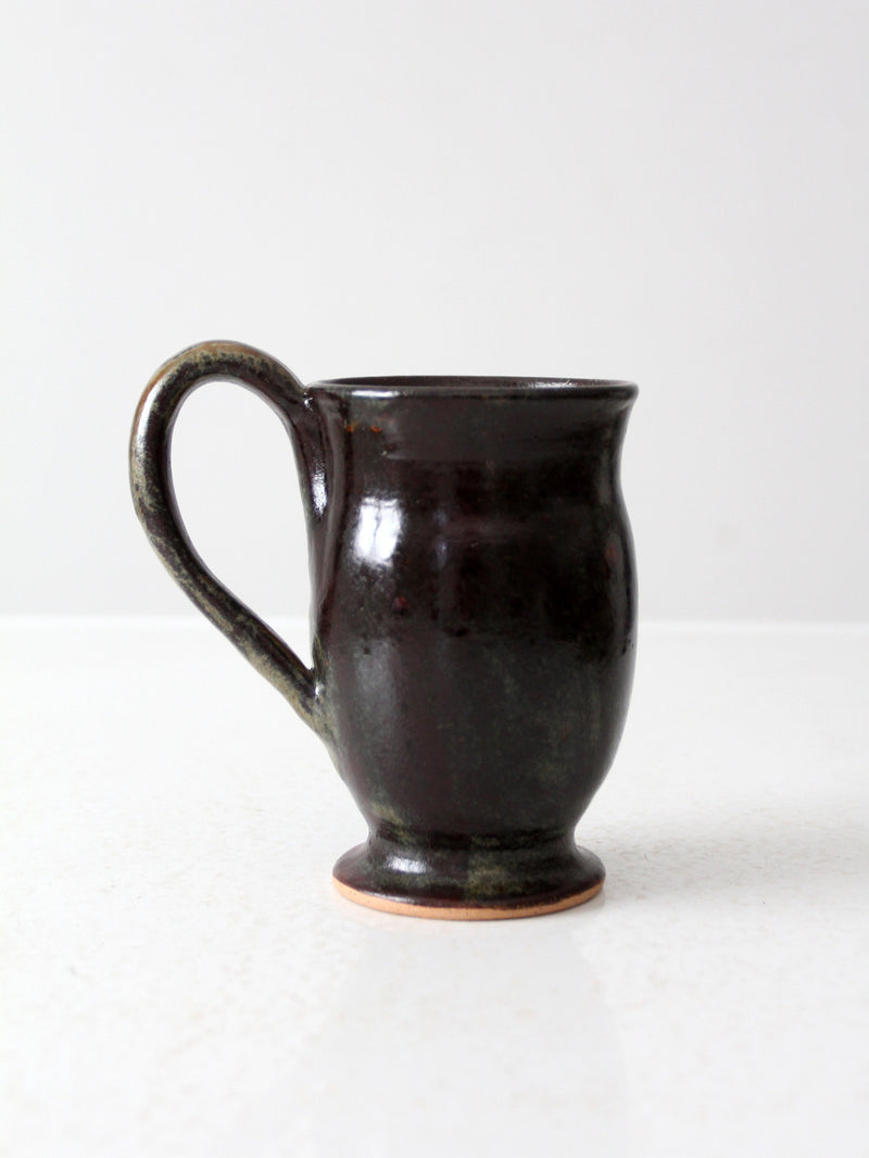 vintage studio pottery mug