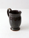 vintage studio pottery mug