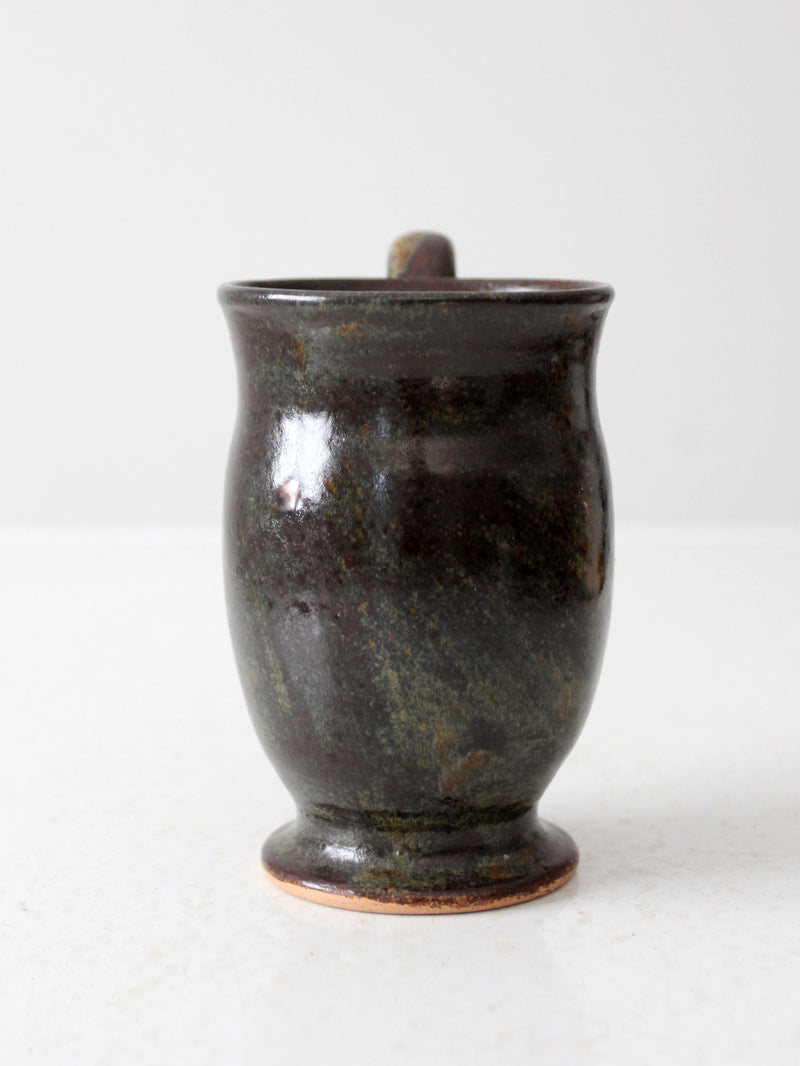 vintage studio pottery mug