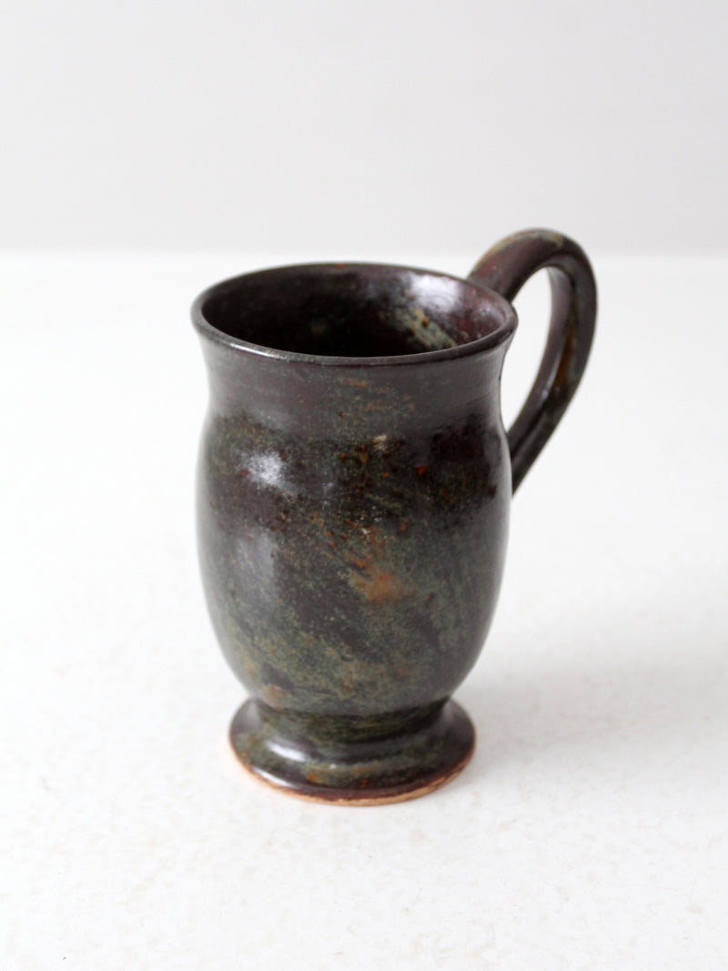 vintage studio pottery mug