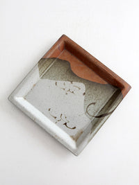 vintage studio pottery plate