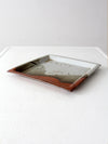 vintage studio pottery plate