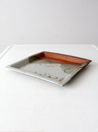 vintage studio pottery plate