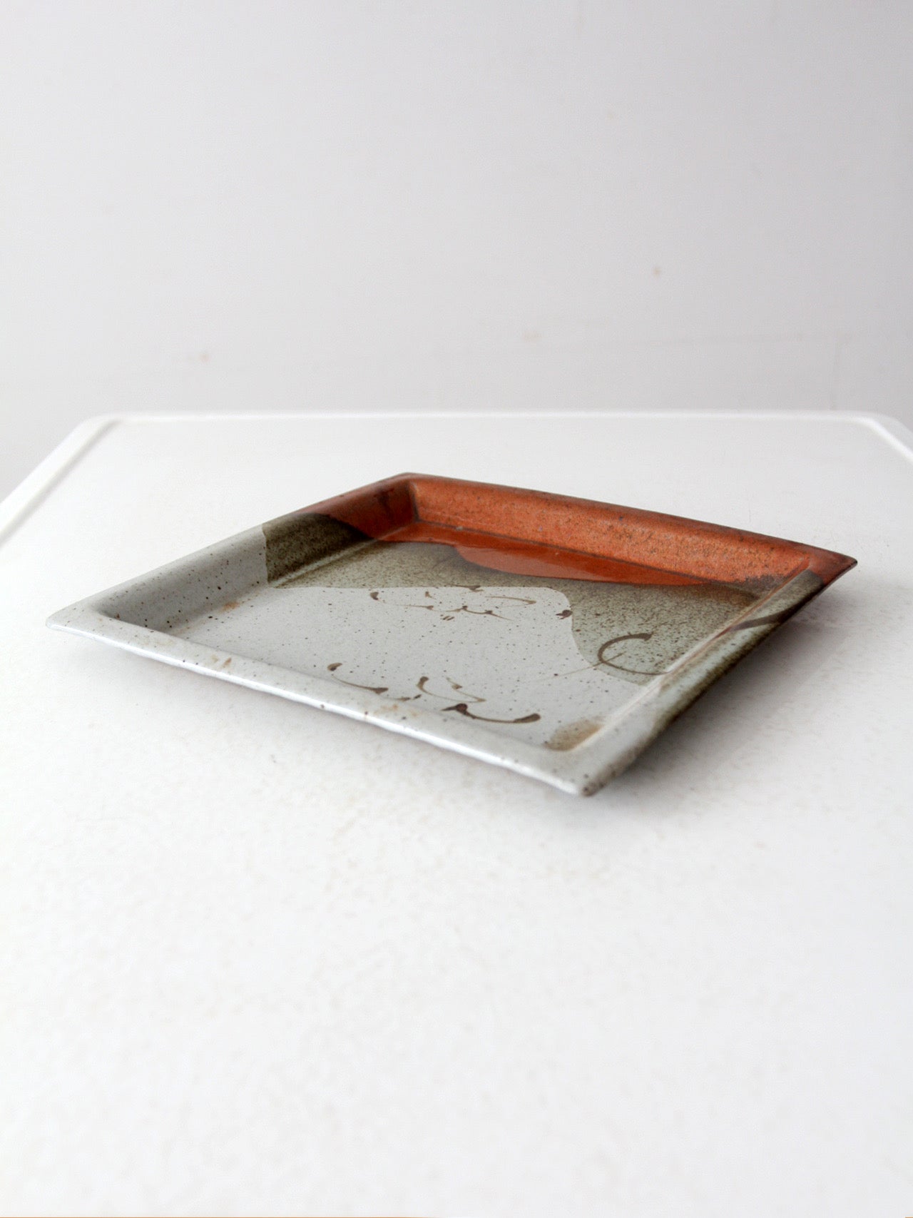 vintage studio pottery plate