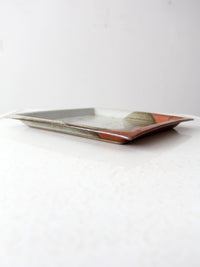 vintage studio pottery plate