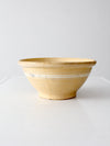 antique yellow ware kitchen bowl