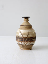 vintage studio pottery vase