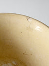 antique yellow ware kitchen bowl