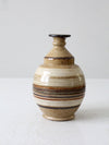 vintage studio pottery vase