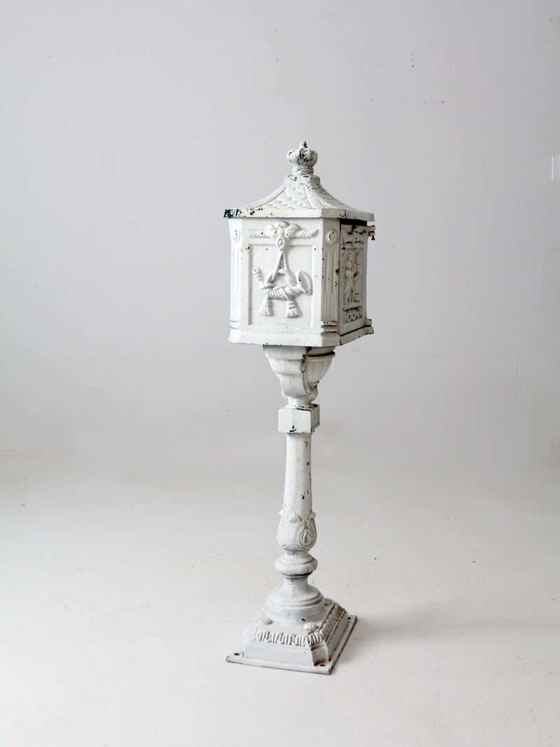 antique cast iron mailbox