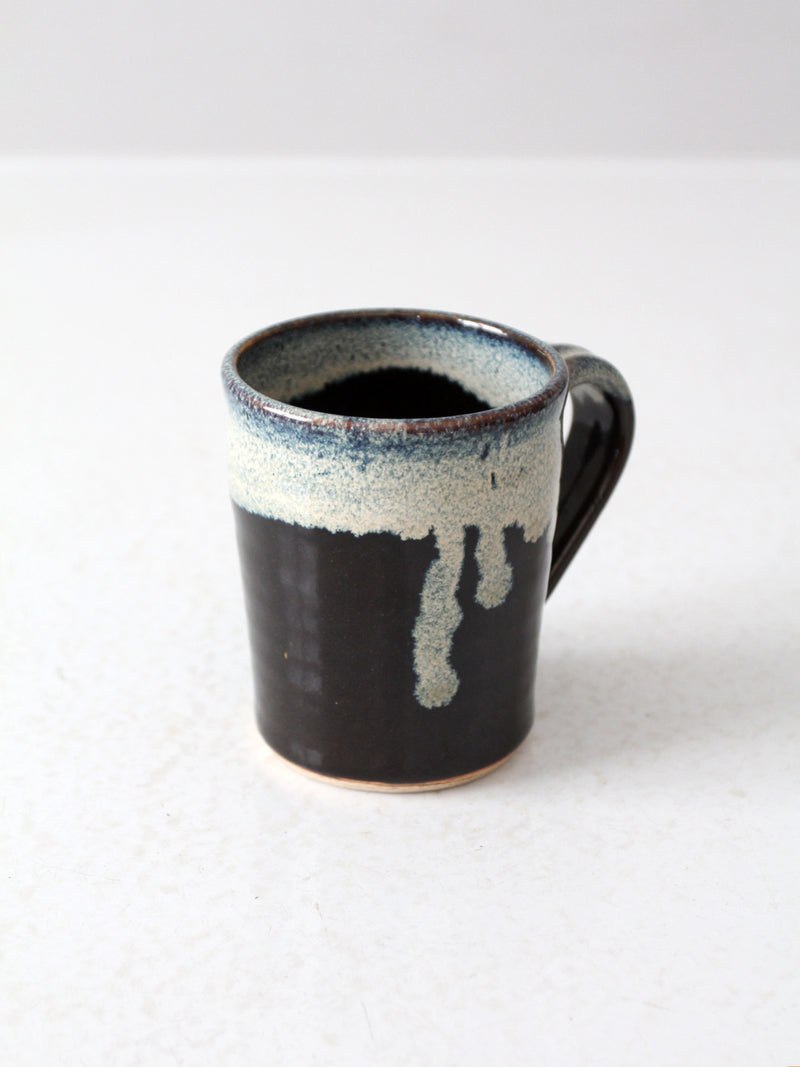 vintage studio pottery mug