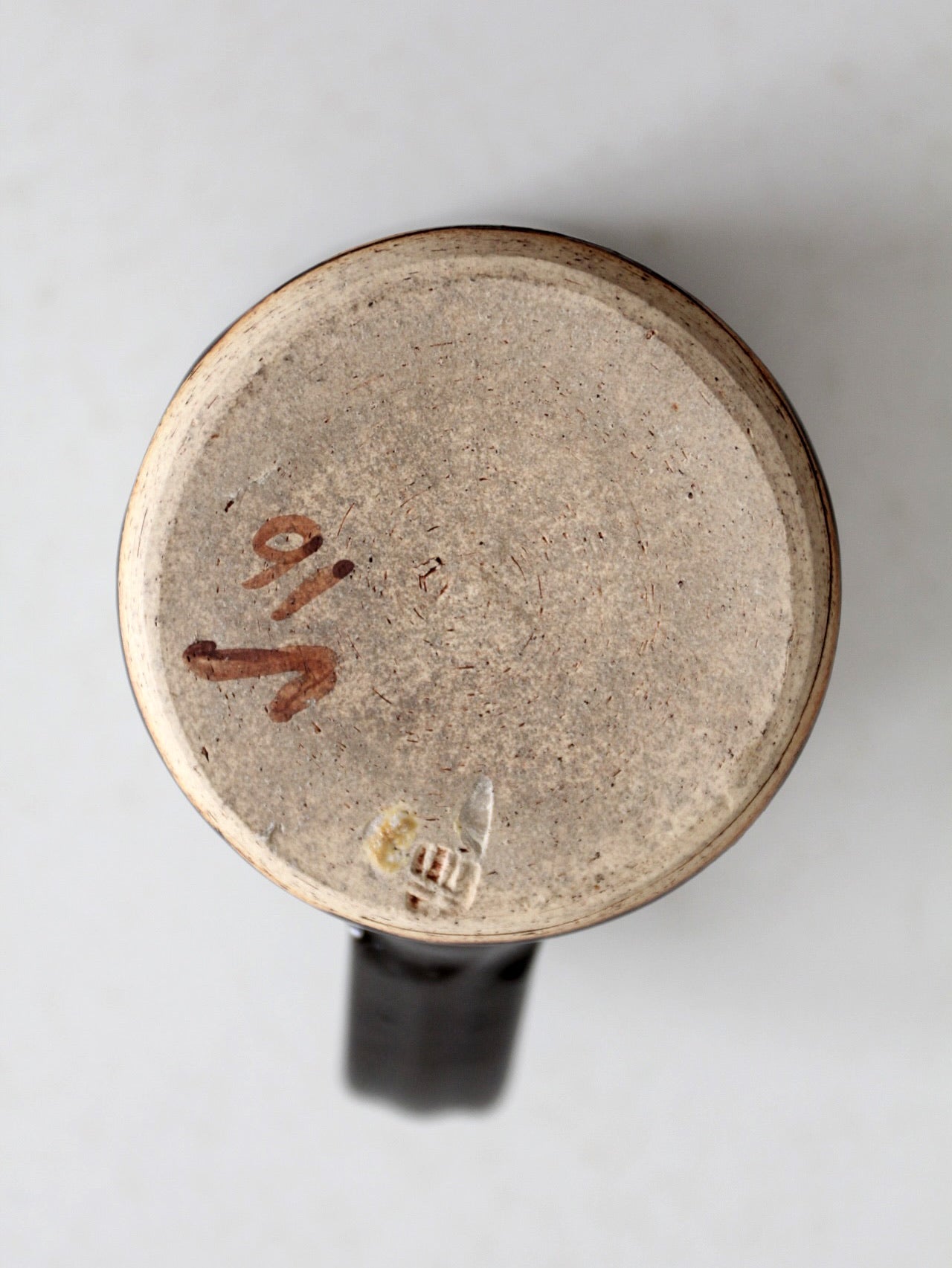 vintage studio pottery mug