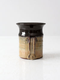 vintage studio pottery mug