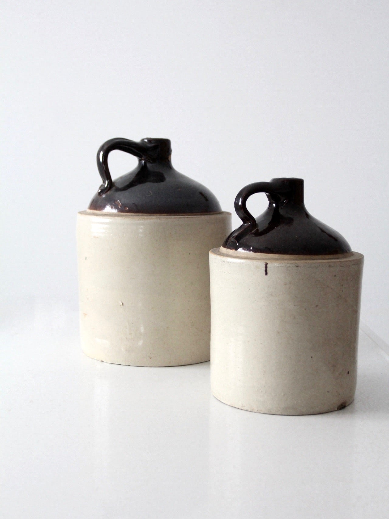 antique Western Stoneware jug set of 2
