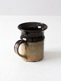 vintage studio pottery mug