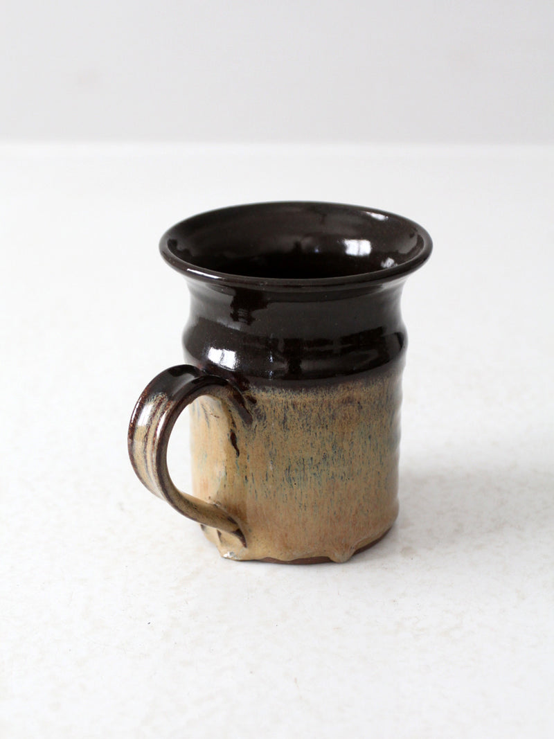 vintage studio pottery mug
