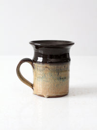 vintage studio pottery mug